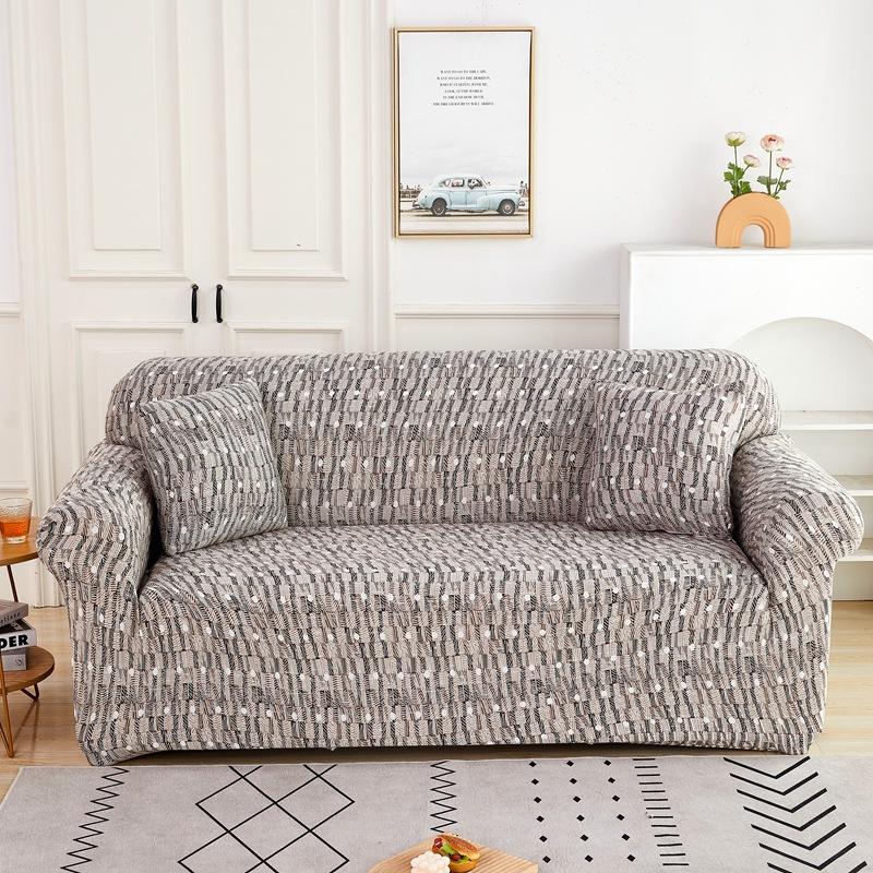 New Elastic Sofa Cover, Fully Covered with Dust-proof Leather, Sofa Towel, and Fabric Combination for All Seasons