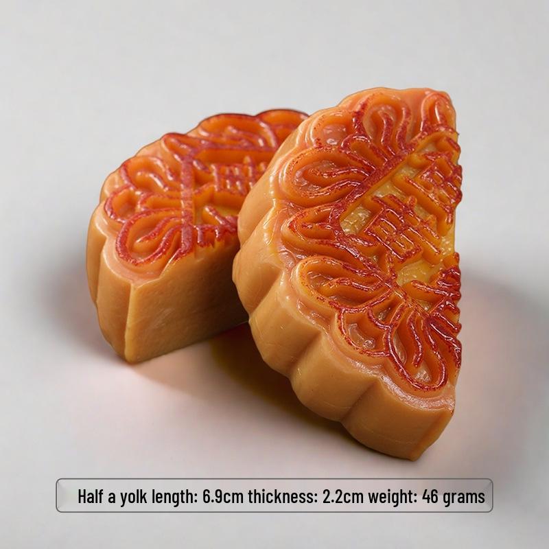 Red Bean Mooncake Simulation Toy - Children's Role-Play & Mid-Autumn Festival Decoration