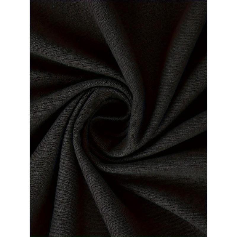 Стильная футболка "DOG Mama" в леопардовом принте, европейский размер - Женская повседневная футболка с коротким рукавом и круглым вырезом, можно стирать в машине, черная с рисунком лапы