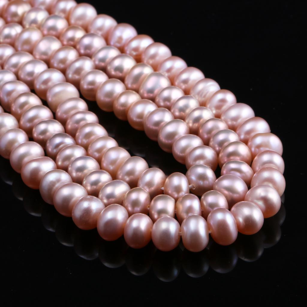 Synthetic Pearls Four-Sides Smooth Beads 6-7 MM For Jewelry Making DIY Necklace Bracelet Earrings Accessory