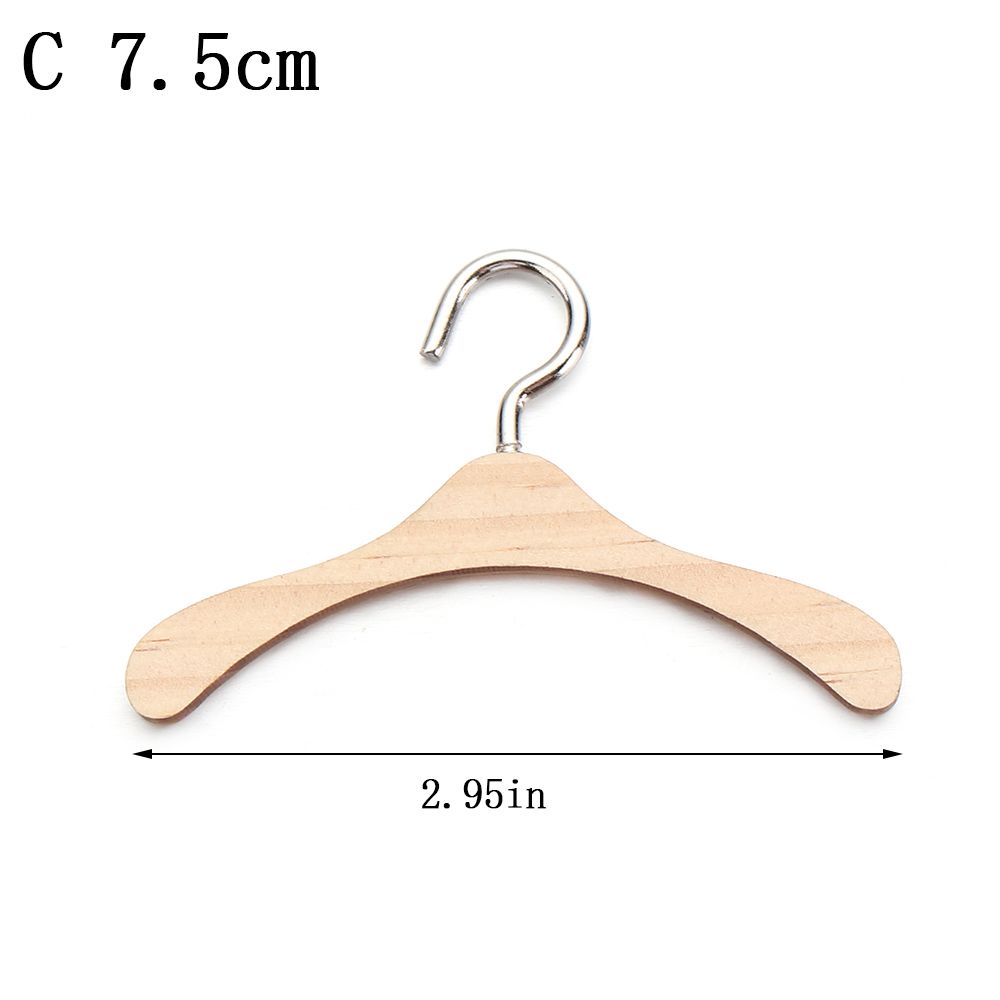 4-30СМ Кукольная Деревянная Вешалка для Одежды Органайзер для Одежды Вешалки для Кукол Сумка Одежда Шарф Держатель Аксессуары для Мягких Игрушек