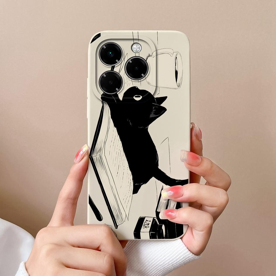 Корпус для Infinix Hot 50 Pro Plus 50i Note 40X Smart 9 Zero 40 4G 5G Мягкий чехол с небольшим цветочным узором Силиконовый прочный противоскользящий чехол для Infinix Новый чехол