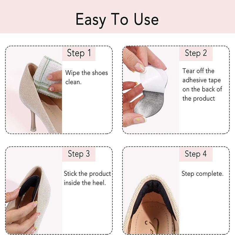 НОВЫЙ Защитный стикер для каблука высокого каблука, подкладка, захваты, женские стельки для обуви, облегчение боли, уменьшение размера, подушечка для ухода за ногами, вставка для обуви