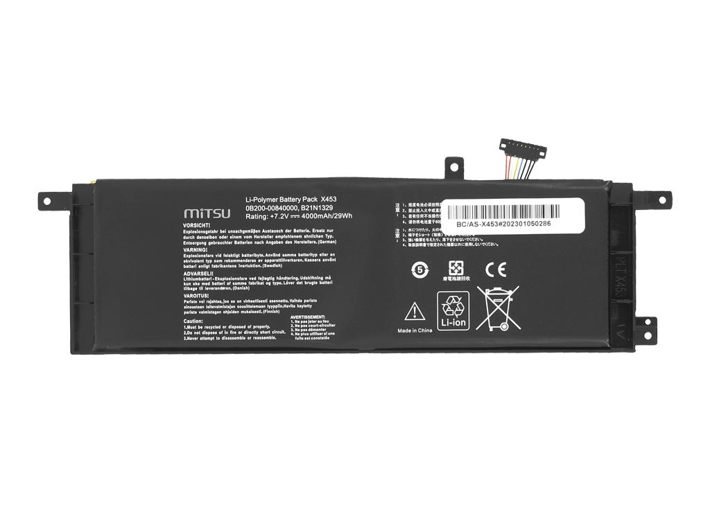 B21N1329 battery for Asus X453 X553MA