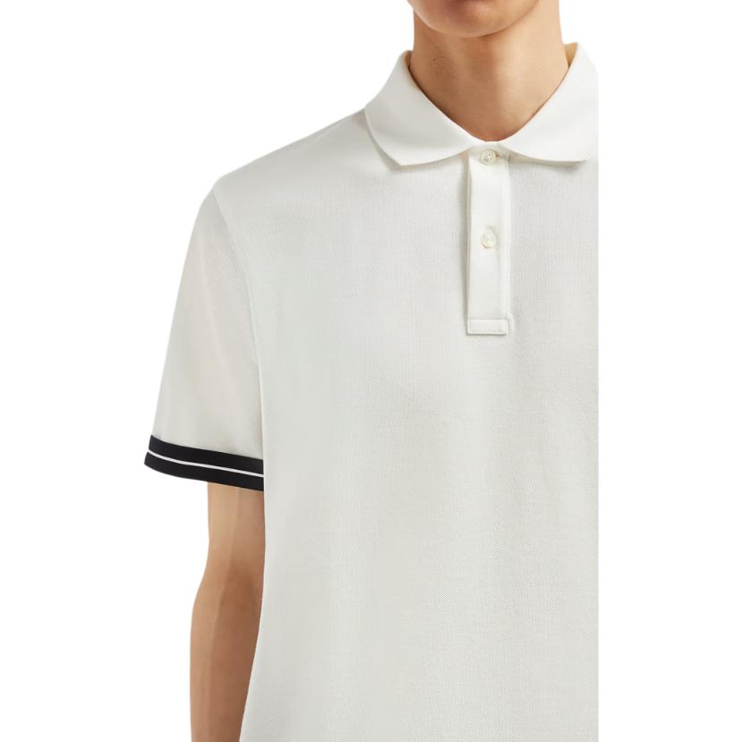 Moncler Logo Piquet Polo Shirt K10918A0002789ALK034