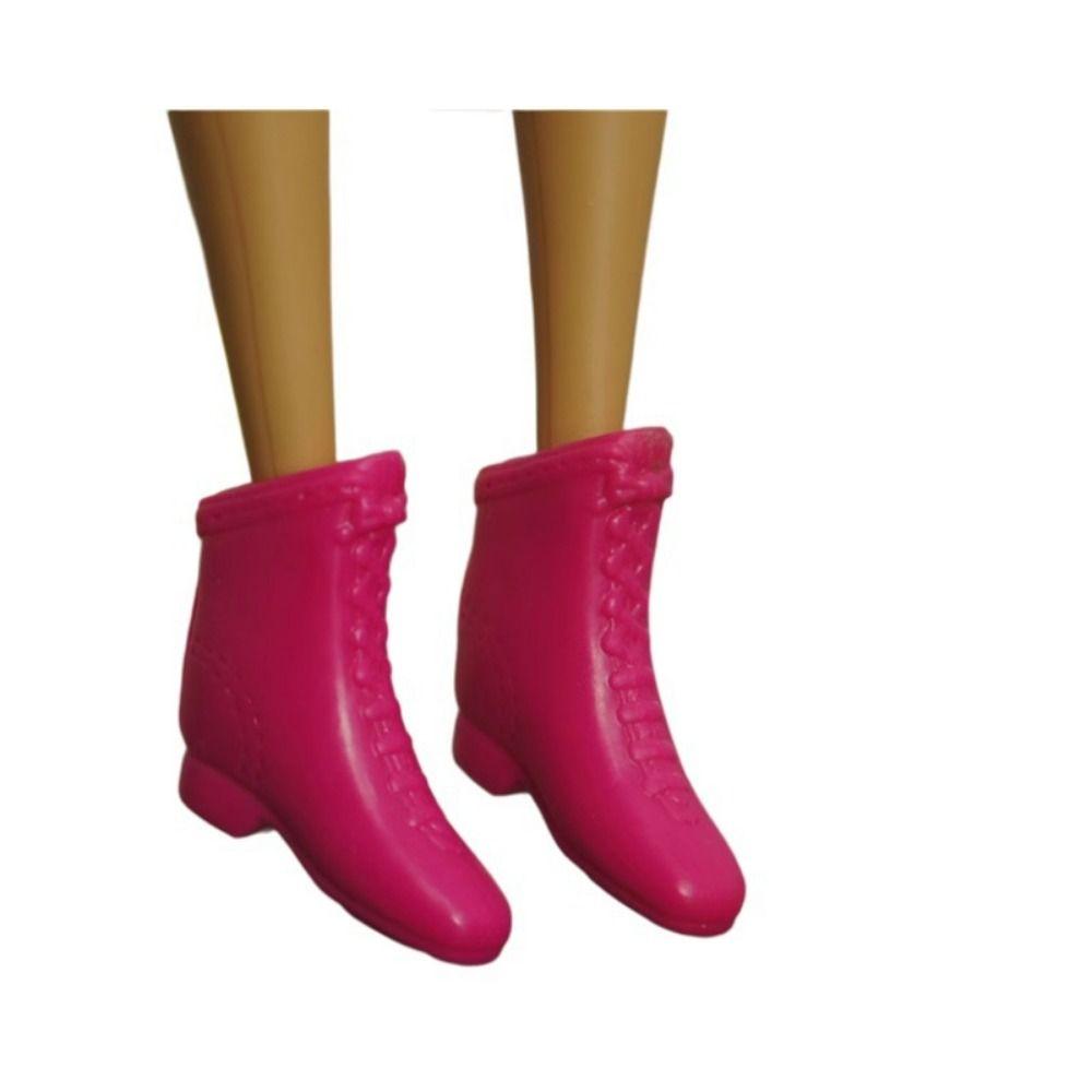Fashion 1/6 Doll Sippers Shoes Plastic Shoes Clothes Accessories Fit Foot Length 2cm Dolls