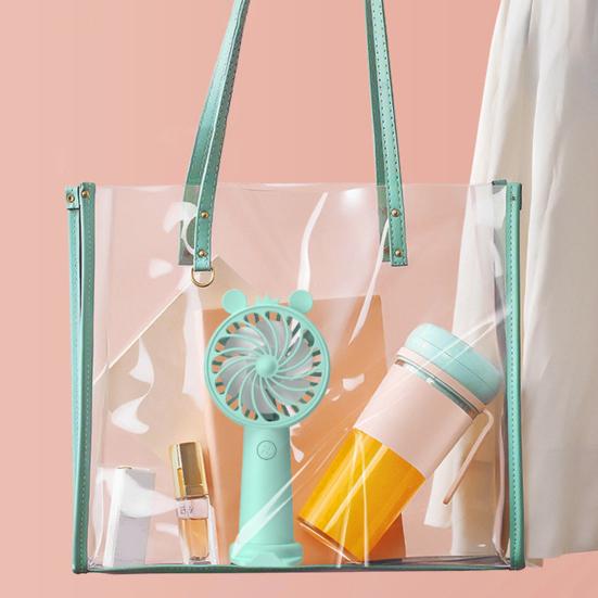 Легкий портативный универсальный тепловой вентилятор с мультяшными ушами, рассеивающий тепло