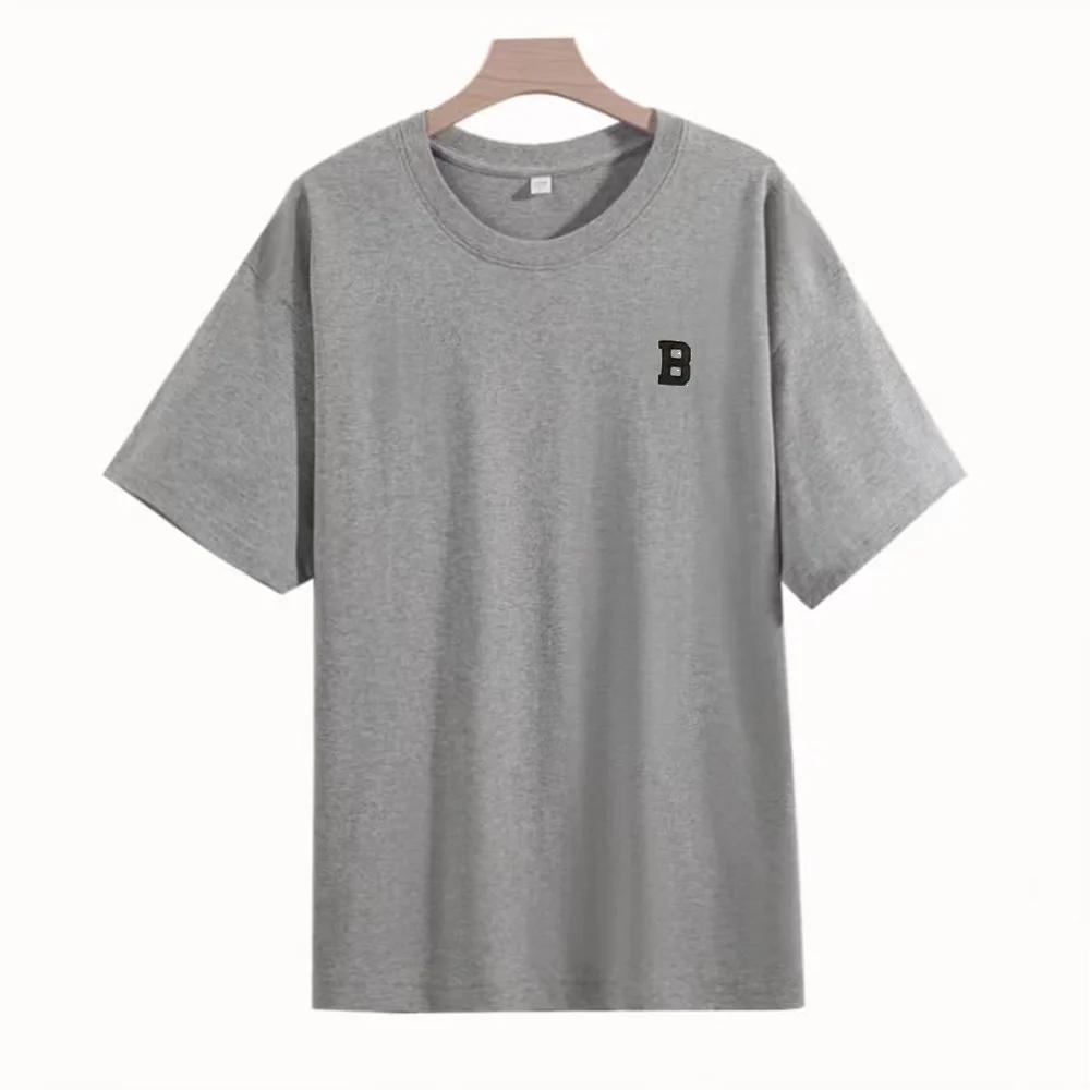 100% хлопок новая летняя мужская футболка однотонная мужская футболка свободного покроя с коротким рукавом повседневная хлопковая мужская уличная одежда топы футболки