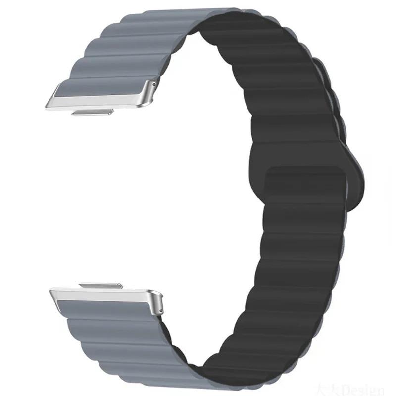 Силиконовый спортивный ремешок для Huawei Watch Fit 4 Fit 4Pro Fit 3 Магнитный браслет-петля для Huawei Watch Fit3 Умные часы Браслет на запястье