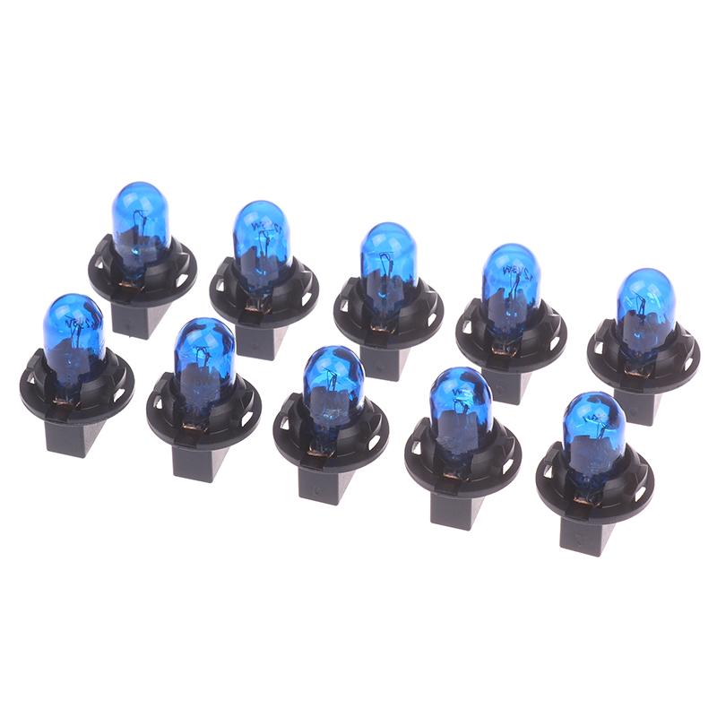 10PC 5W 12V Car Led Bulb Interior Lights Dashboard Heating Indicator Wedge Auto Instrument Lamp Air Conditioning Lamp
