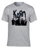 Korn Рок-группа Рок-музыка Серый Футболка