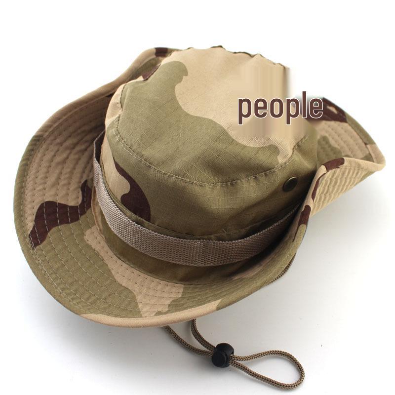 Unisex Outdoor Camouflage Boonie Hat for Camping, Fishing, and Travel - Sun Protection Included