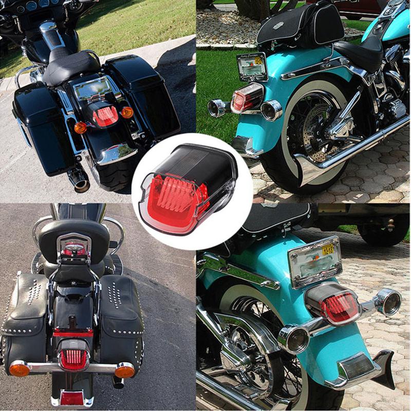Motorcycle Tail Light LED Rear Lamp Taillight Brake Stop Turn Signals for Harley-Davidson Sportster Softail Dyna Lay Down Super