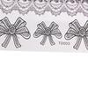 Waterproof  Tattoo Temporary Sticker On Body Leg Transfer Lace Stocking Tattoo