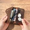 Zipper Bag Small Wallet Genuine Leather Men's Coin Purse