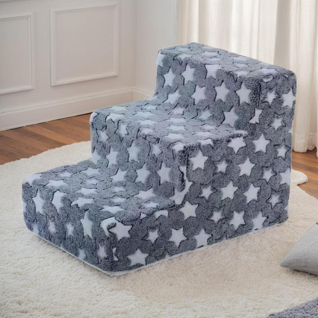 Dog Stairs Removable Washable Pet Stairs Dog Climbing Ladder Sofa Bed Climbing Ladder for Cats Dogs Pets Furniture Pet Dog Ramp
