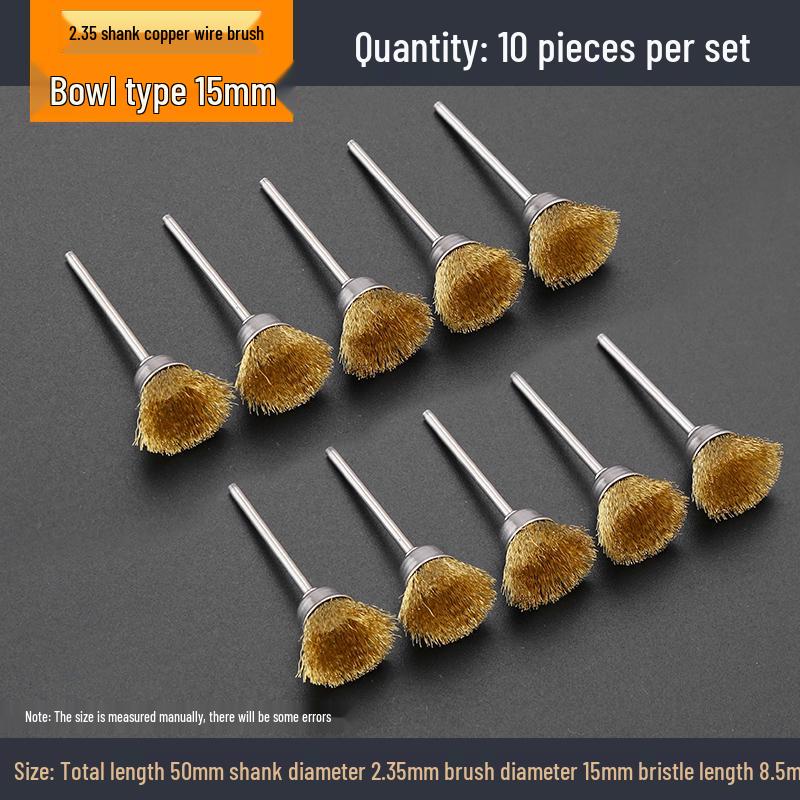 Electric Grinder Steel Wire Brush Polishing Head for Rust Removal and Walnut Polishing