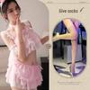 Сексуальный костюм Женщины-кошки из шести предметов из шифона
