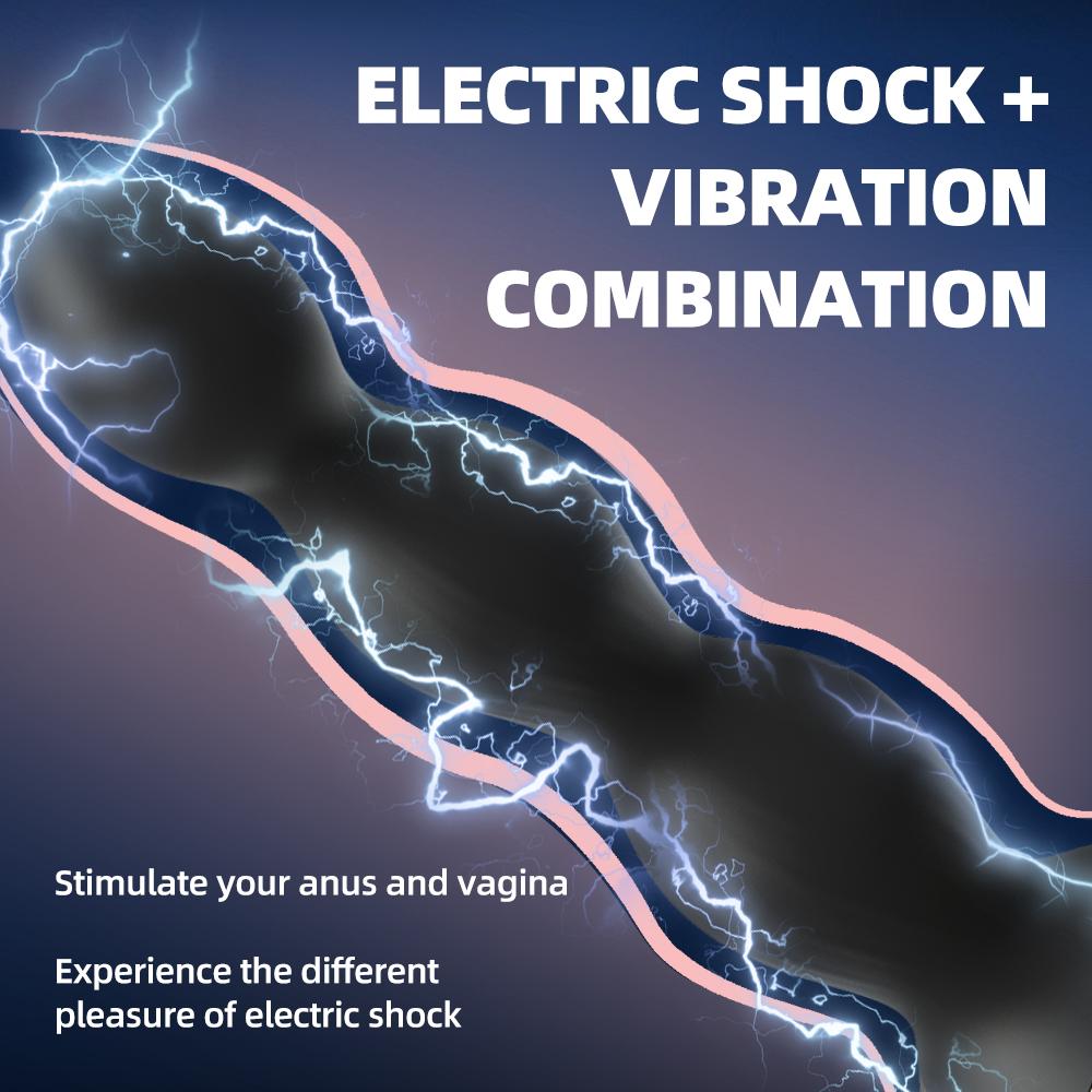 Электрошокер Анальный вибратор Пульт Дистанционного Управления Вибрирующие Бусины Анальные Пробки Для Мужчин Массажер Простаты Женская Мастурбация Секс Игрушки