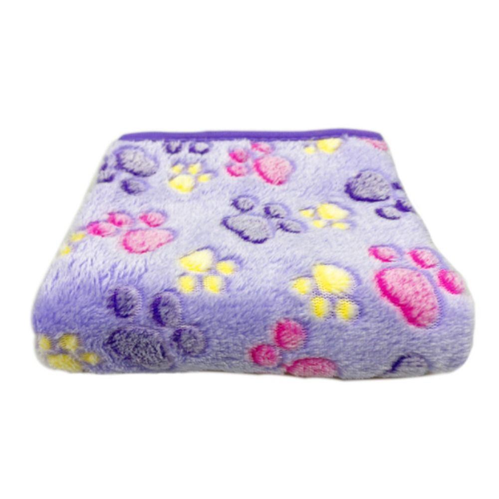 Fluffy Soft Warm Bone Pattern Dogs Plush Pet Blanket Winter Quilt Fleece Blanket Flannel Blanket