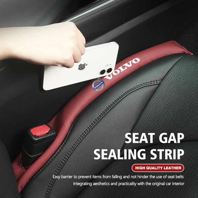2Pcs Car Seat Gap Filling Plug Cushion Side Seam Leak Proof Strip For Volvo XC90 V90 V60 XC60 V40 EC40 EX40 S80 S60 S90 C40 XC40