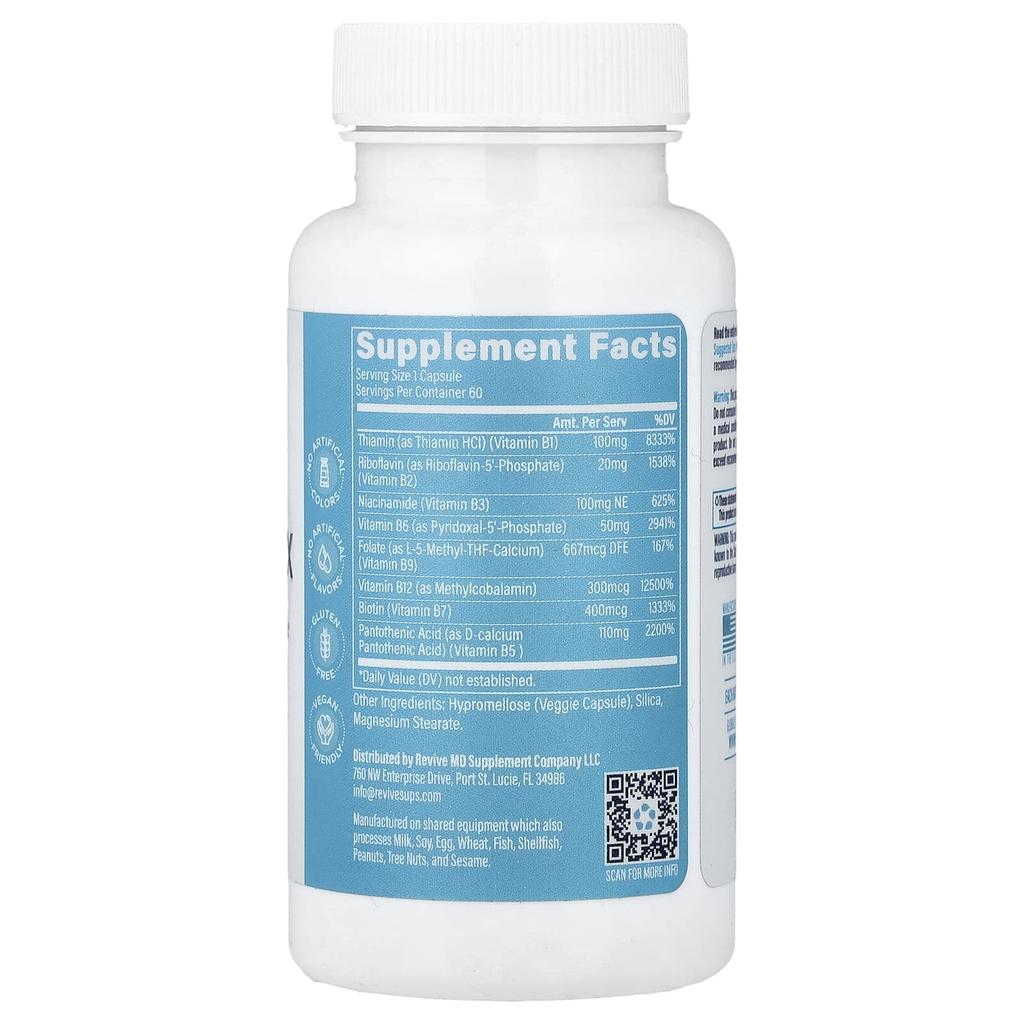 ReVive B Complex, 60 Veggie Capsules