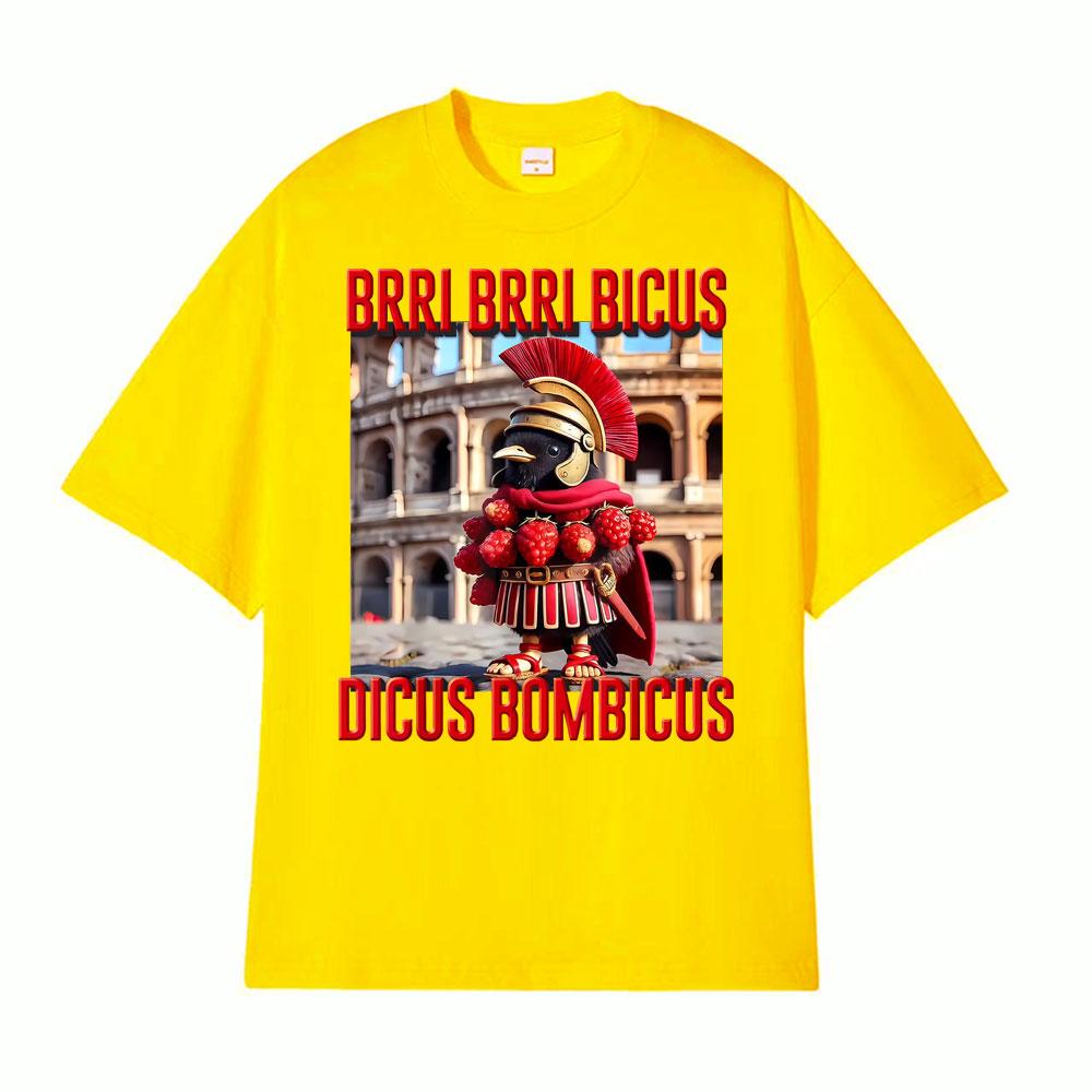 Christmas Kid Brainrot Ltalian Bri Bicus Dicus Bombicus Tshirts Men Women Fashion Retro T Shirt Short Sleeve Oversized T Shirts