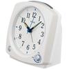Seiko Clock Будильник Настольные часы Аналоговые мелодии Белый жемчуг PYXIS 125×120×69 мм NR455W