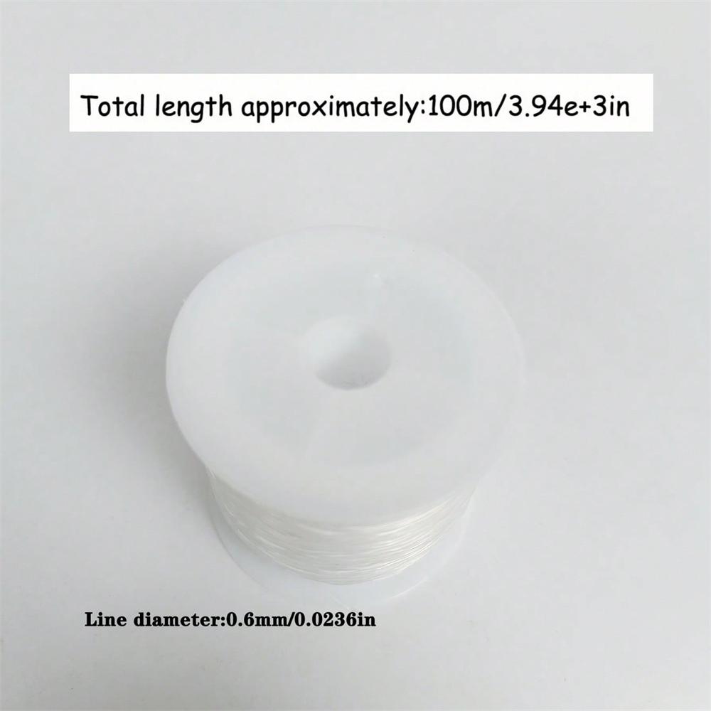 Прозрачная эластичная нить для изготовления украшений, для DIY браслетов, ожерелий, бисерных аксессуаров
