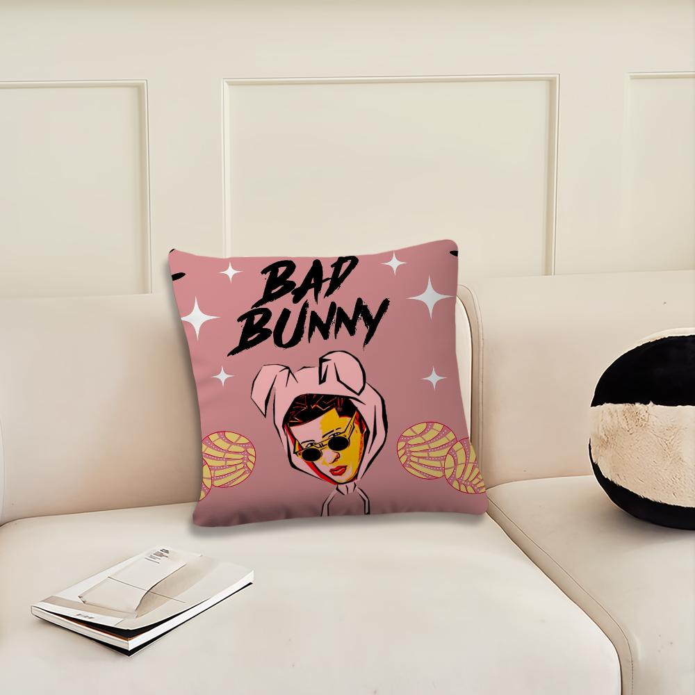 Рэпер B-Bad Music B-Bunny наволочка Подушка Чехол Декор Комната Дом Диван гостиная Офис Авто Нордическая Простота