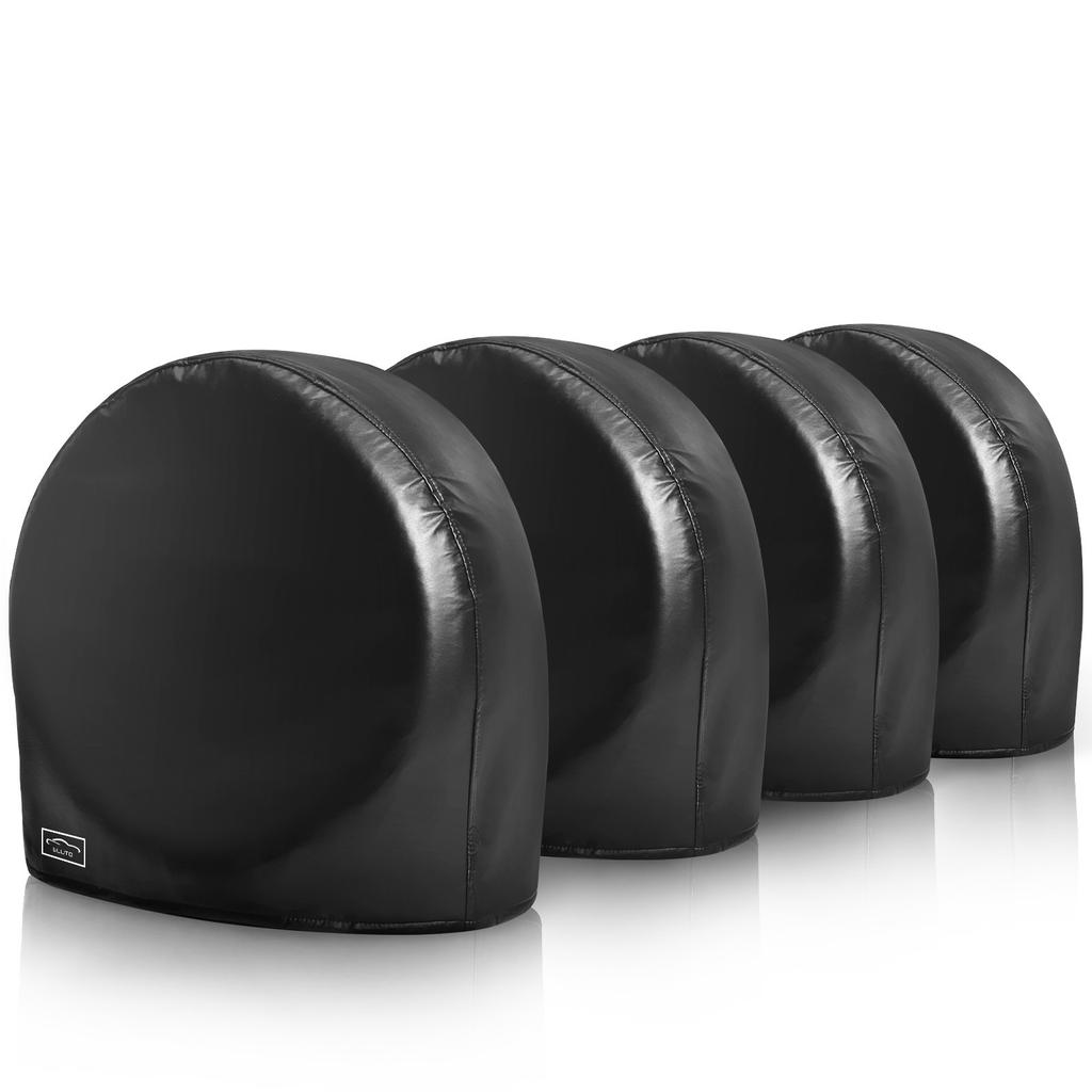 4 шт. универсальные чехлы для запасных шин автомобиля, чехлы для хранения шин, сумки для хранения автомобильных колес, водонепроницаемая сумка для шин 23-25,9 дюймов