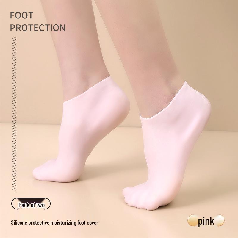Silicone Moisturizing Foot Sleeve for Heel Crack Protection