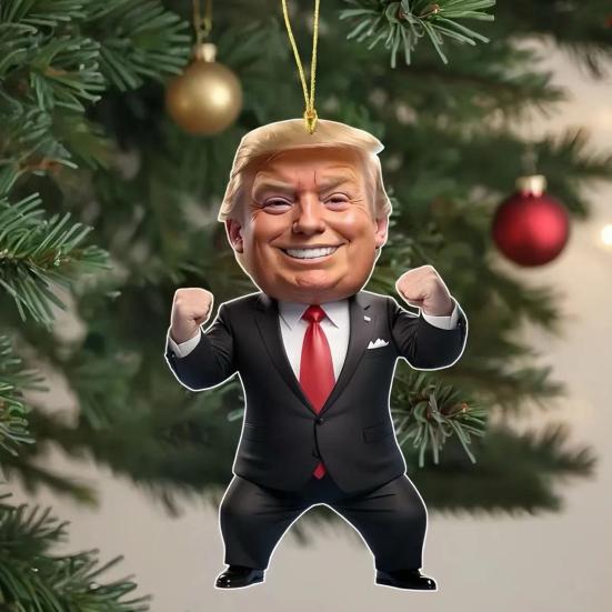 6 шт. Рождественские украшения мультяшный персонаж кулон с шнурком Рождество