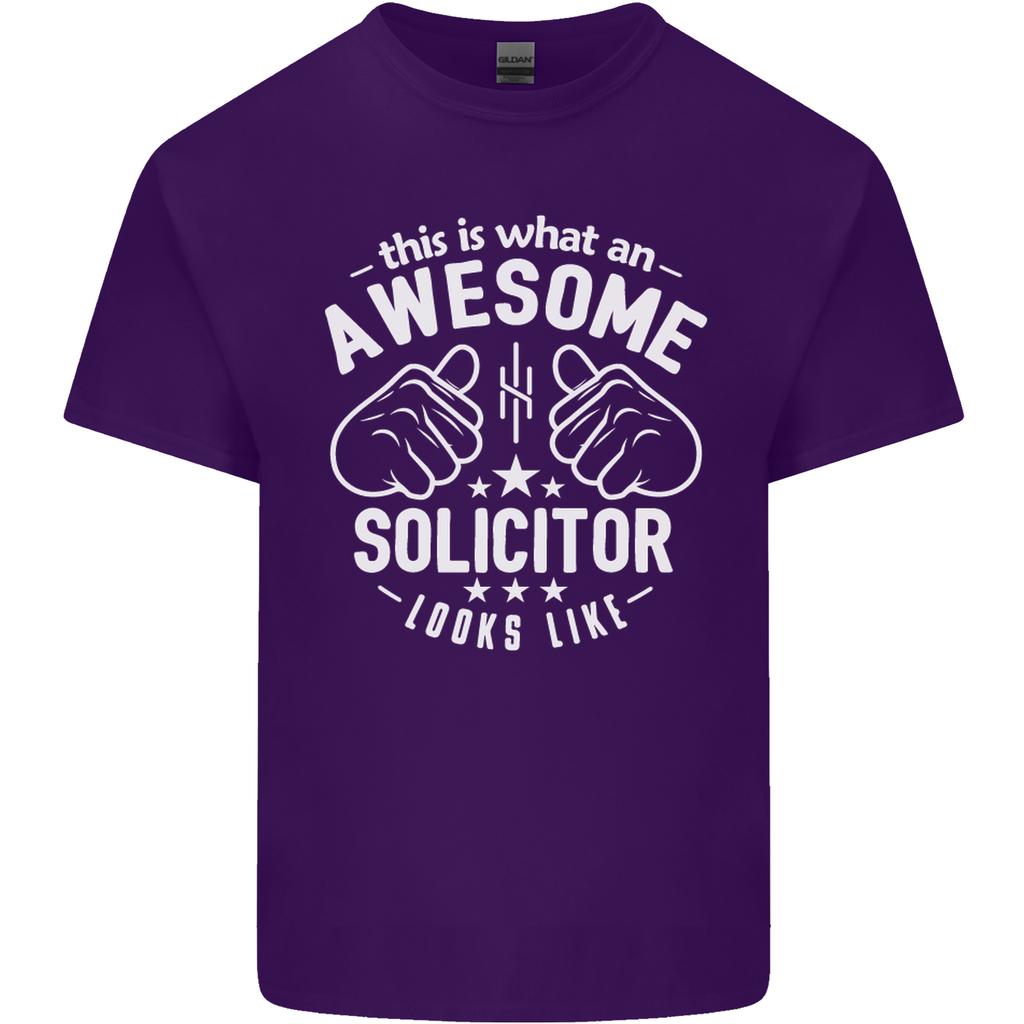 An Awesome Solicitor Looks Like Unisexs Light Cotton TShirt