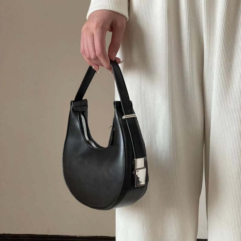 Роскошные дизайнерские сумки на плечо для женщин, сумка-хобо в форме полумесяца, женская модная брендовая сумка подмышками, маленькая сумка-клатч из искусственной кожи, кошелек