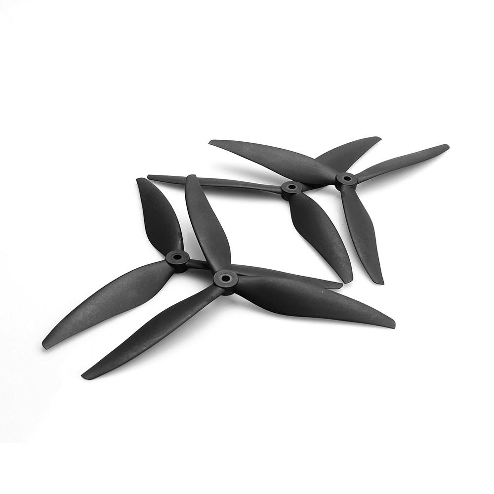2 Pairs Tracker 8X4X3 8040 8inch 3 Blade/ Tri-blade Propeller Fiberglass Nylon for 8inch FPV Remote