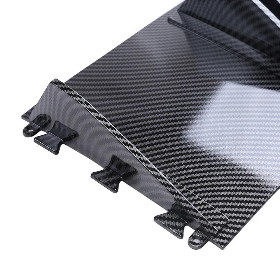 2 шт., 81,5 см, универсальный задний диффузор, 5 плавников, бампер, сплиттер, спойлер для подбородка, нижняя губа для Infiniti Q50 Q60 G37 G35 Shark Body