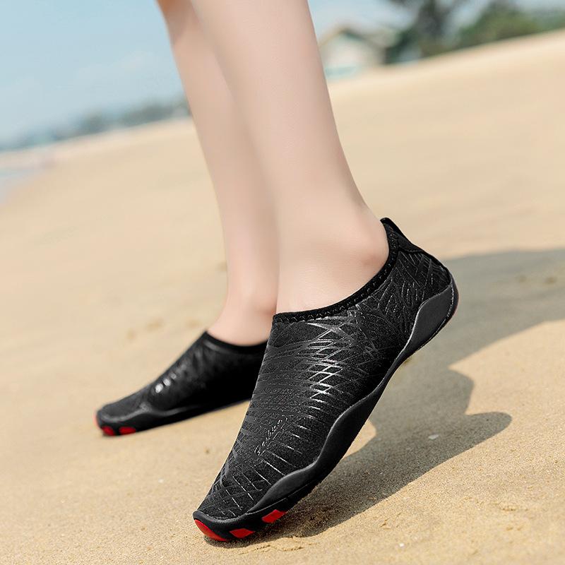 Мужские и женские пляжные туфли для снорклинга, дайвинга, для пары, для ходьбы по воде, для плавания в красной реке, с мягкой подошвой, обувь-скин