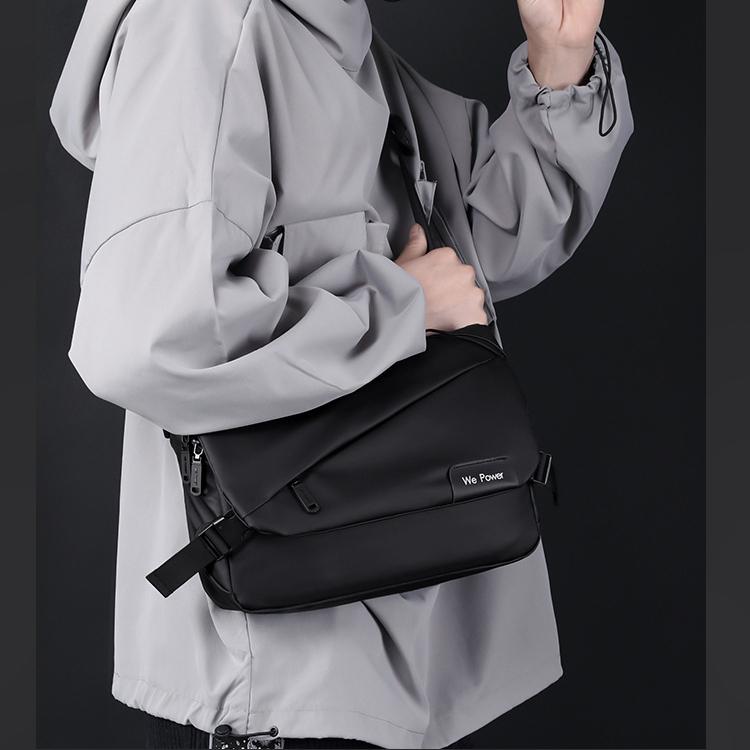New Men's Simple Crossbody Bag Fashion Shoulder Bag Large Capacity Waterproof Courier Bag Business Briefcase