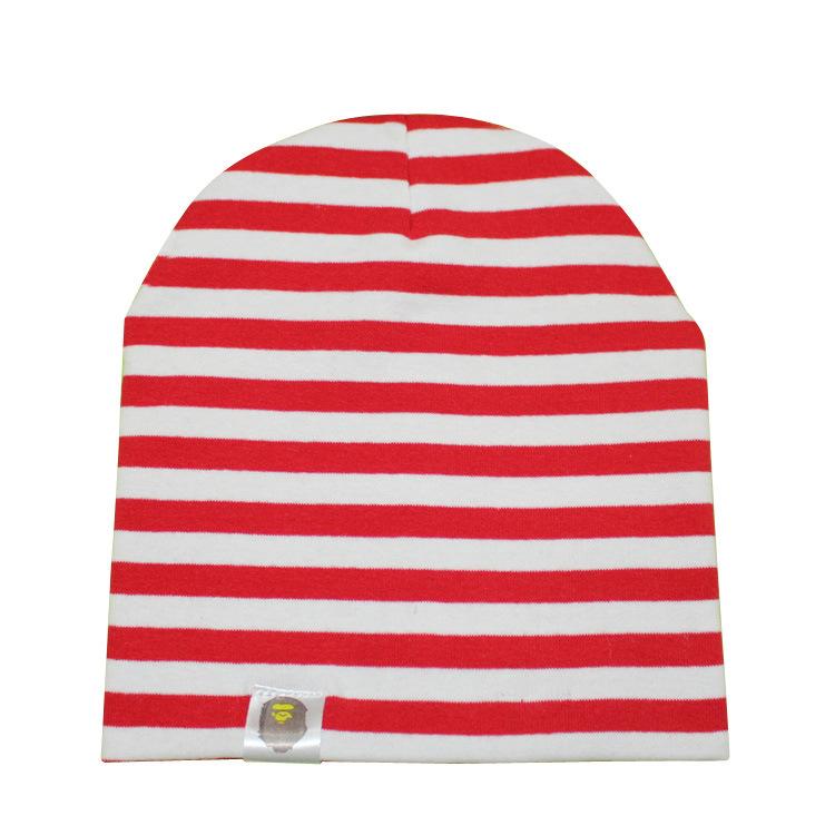 Новая детская уличная танцевальная хип-хоп шапка хлопковая шапочка весна осень малыша шапка для мальчиков и девочек зимняя теплая однотонная полосатая детская шапка