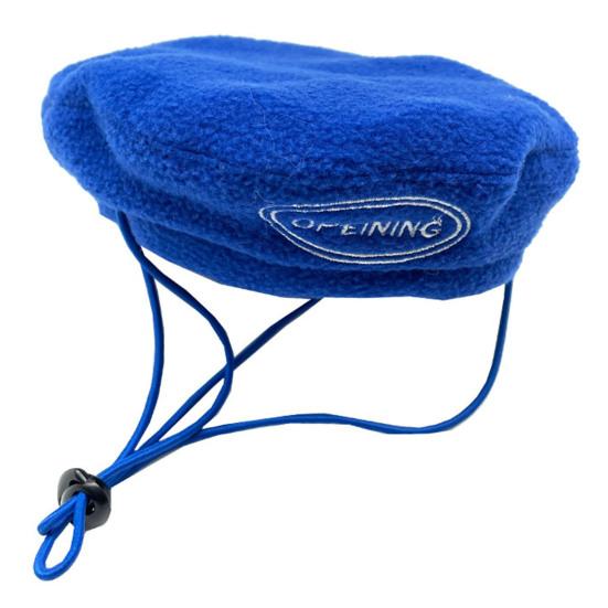 Шапка для щенка с шнурком, сохраняющая тепло, фланелевый регулируемый берет, головной убор для ежедневного ношения собаки