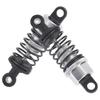 2Pcs 63mm RC Aluminium Shock Absorber Damper for TRAXXAS SLASH 2WD RC Car Upgrade PartsSilver