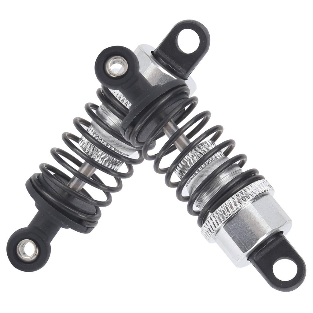 2Pcs 63mm RC Aluminium Shock Absorber Damper for TRAXXAS SLASH 2WD RC Car Upgrade PartsSilver