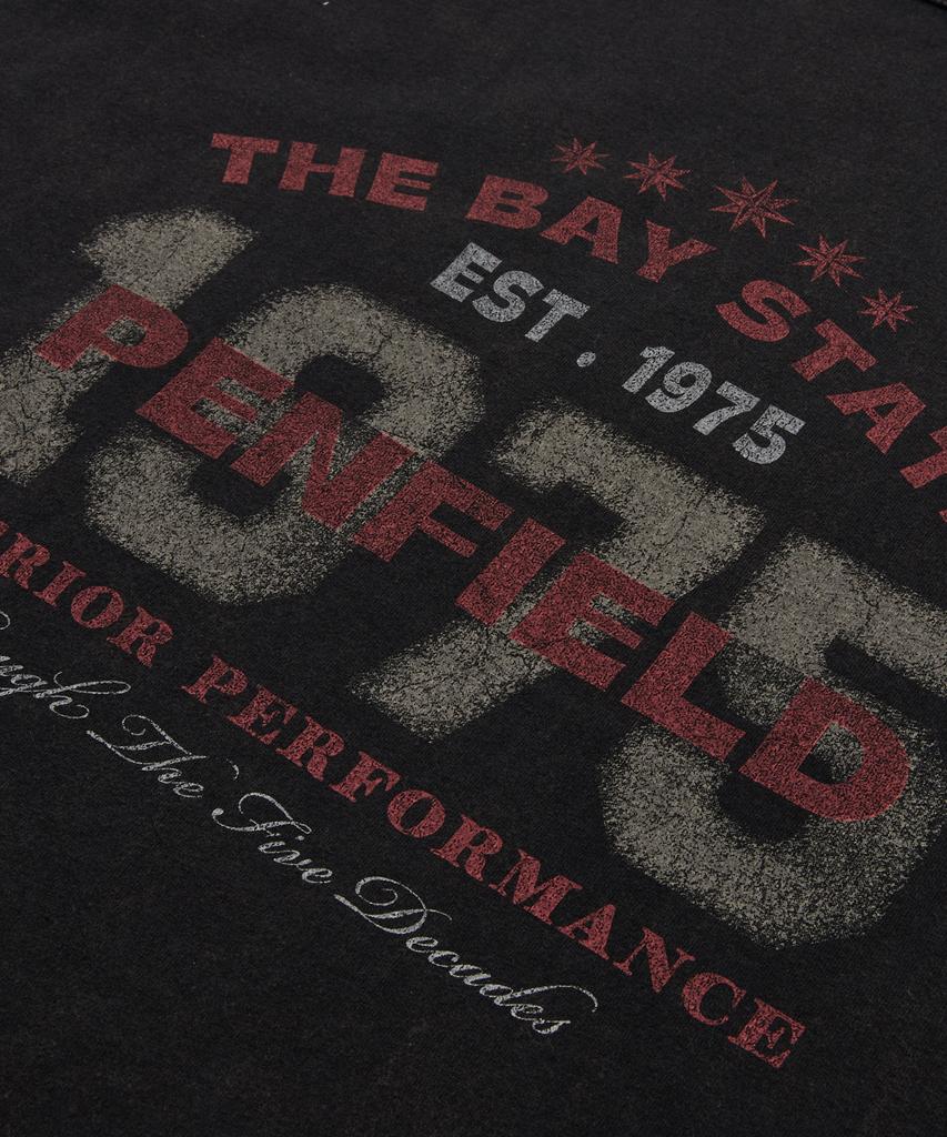 PENFIELD 1975 Футболка с принтом Background Черный_Fs2Kt68U
