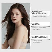 Mild Plant-Based Hair Dye  - Long-Lasting Brown Hair Color for Gray Coverage | All-in-One Single Step Kit with Nourishing Natural Shampoo, Gentle Form