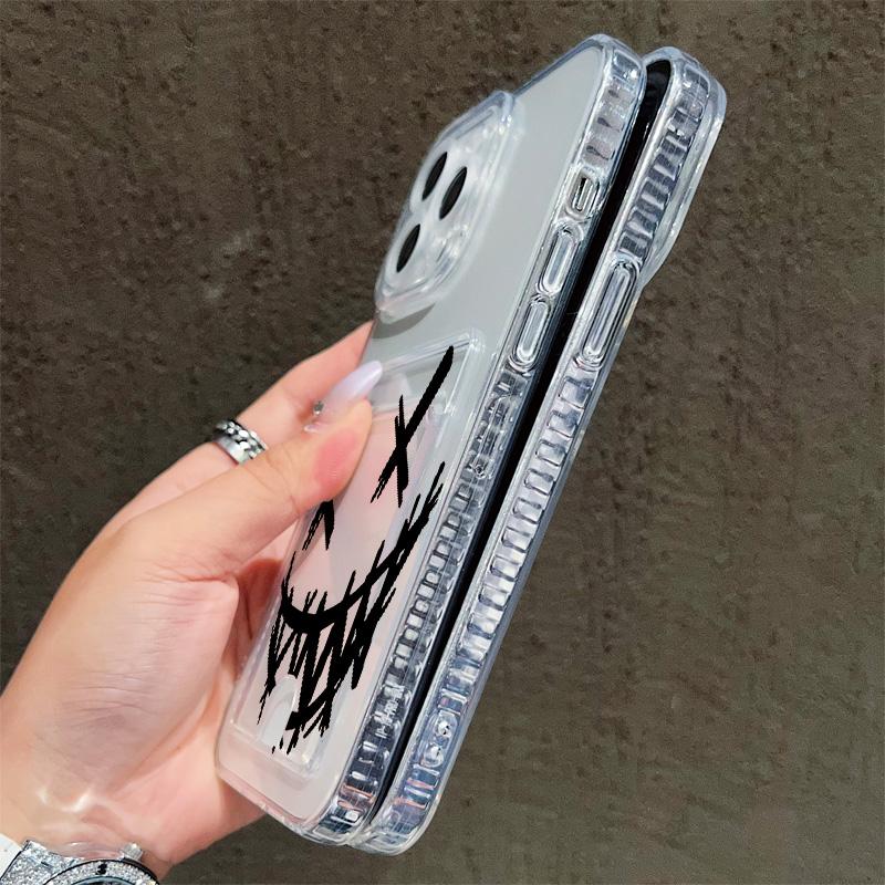 Card Slot Holder Silicone Wallet Pocket Case For iPhone 14 16 15 Max Infinix Note 30 Xiaomi 11T 13T 14T Samsung S23 S24 S25 Cover Clear Phone Bumper