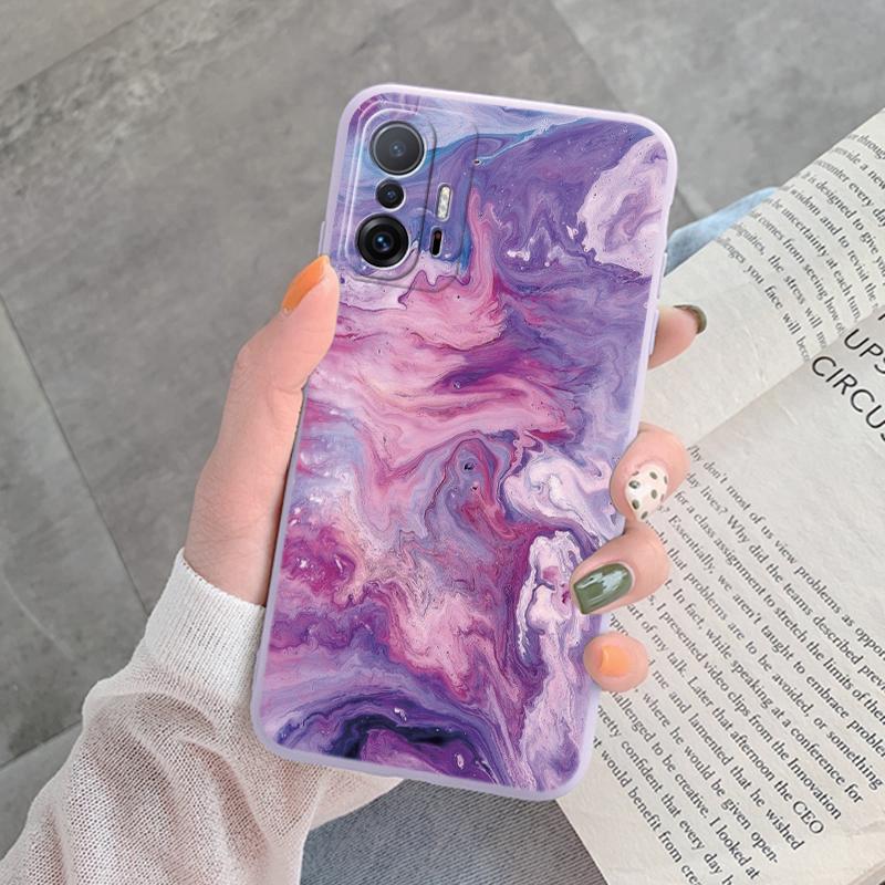 Marble Pattern Phone Case For Xiaomi 11T Pro Mi11T Pro Protective Cover Case Soft Silicone Funda For Xiaomi Mi 12T 13T TPU Coque