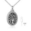Life Tree Memorial Cremation Urn for Ashes or and Commemorative [AOBOCO] Pendant, Necklace, Waterproof, Removable, Hair, Men's Women's, Jewelry-1