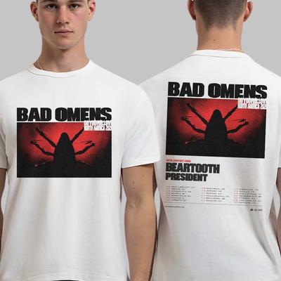 Bad Omens Do You Feel Love Тур по Северной Америке 2026 Даты городов Двусторонняя футболка