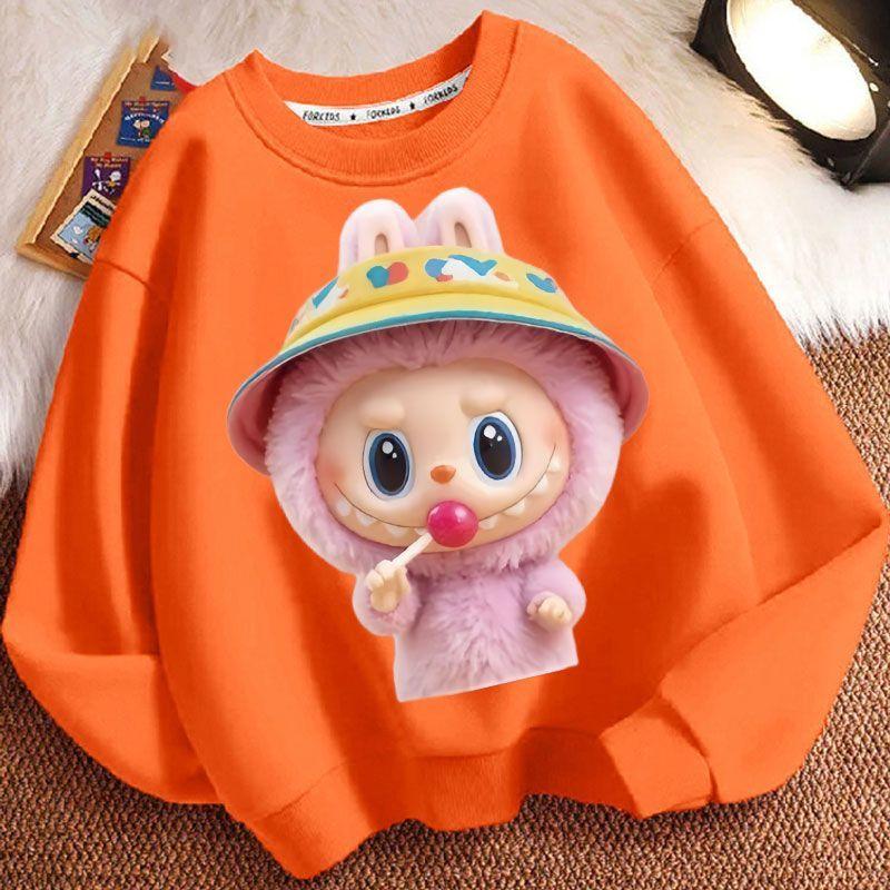 Детские модные и милые толстовки, повседневные толстовки с длинным рукавом для мальчиков и девочек на весну и осень